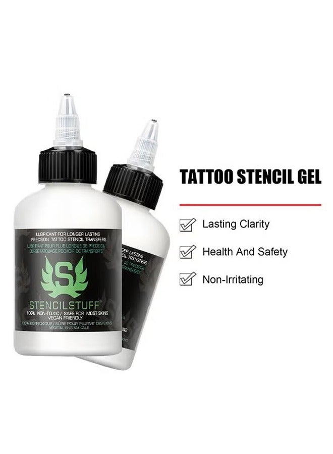 Stencil Stuff Precision Tattoo Stencil Transfres,Template Base Paste Semi-permanent Tattoo Transfer Paste Transfer Paste Suitable for Transfer Paper Machine Tattoo Supplies Accessories 120ml - Image 4